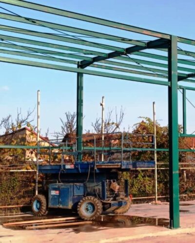 Hală metalică Bom Mecanica Lugoj Timiș 01