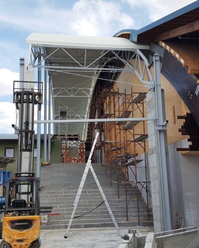 Sală evenimente structură metalică Daf Junior Giroc Timiș 01